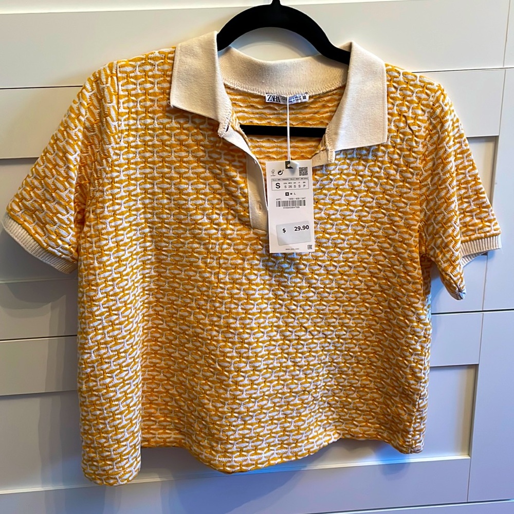 70’s inspired Zara top